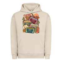 Pigment French Oak country cassette tapes Urban Hoodie - MaliasSmallBusiness