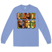 Colony Blue black king Long Sleeve Tee - Zillion Design Studio