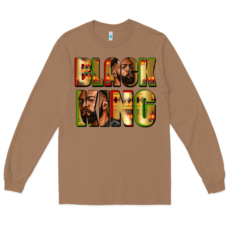 Black King Long Sleeve Tee by Zillion Design Studio | Teevron
