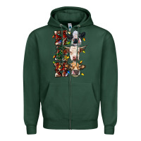 Sports Green hohoho cows Zipper Hoodie - RanaPortraitStore