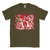 Army Green be mine rooster Classic Tee - RanaPortraitStore