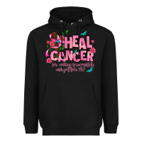Black heal cancer Heavyweight Hoodie - AdoDesignShop