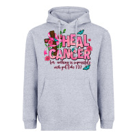 Heather Grey heal cancer Heavyweight Hoodie - AdoDesignShop