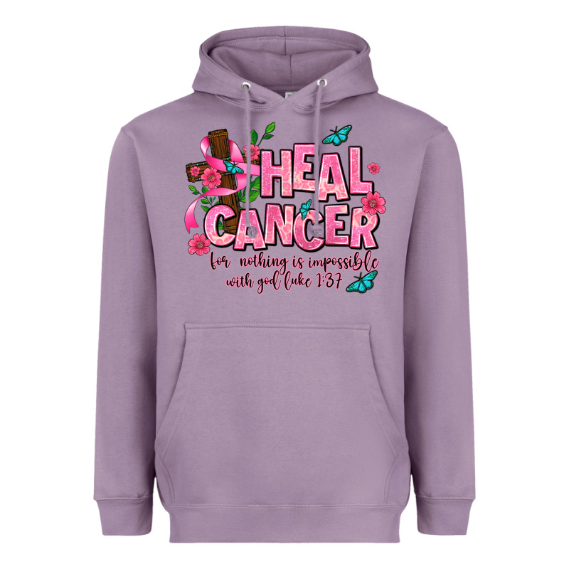 Heal Cancer Heavyweight Hoodie by AdoDesignShop | Teevron
