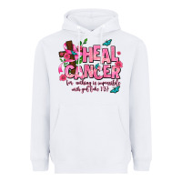 White heal cancer Heavyweight Hoodie - AdoDesignShop