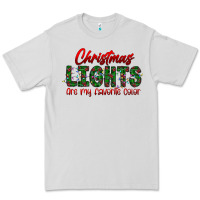 Dove Grey festive christmas lights text art Premium Tee - CowhideDigitalArt