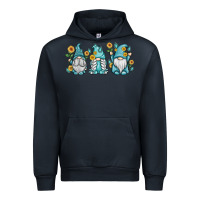 Navy sunflower gnomes Urban Hoodie - MaliasSmallBusiness
