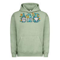 Pigment Oil Green sunflower gnomes Urban Hoodie - MaliasSmallBusiness