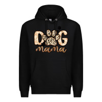 Black dog mama Premium Hoodie - MaliasSmallBusiness