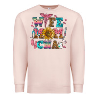 Pale Pink wife mom cna Premium Sweatshirt - AdoDesignShop