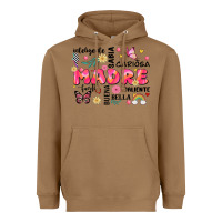 Toasted Coconut ella es mama Heavyweight Hoodie - JahusDesignShop