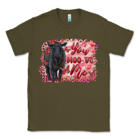 Army Green you moo ve  me black angus Classic Tee - RanaPortraitStore