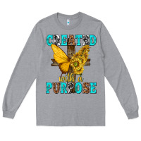 Heather Grey created with a purpose Long Sleeve Tee - texasbilliewilder