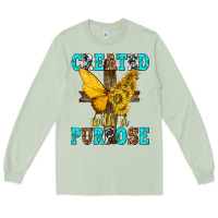 Matcha created with a purpose Long Sleeve Tee - texasbilliewilder