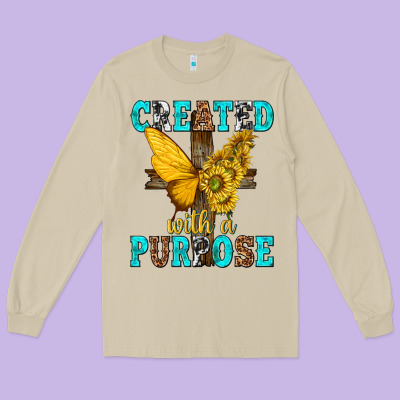 Long Sleeve Tee created with a purpose