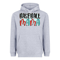 Heather Grey baseball mama Heavyweight Hoodie - JahusDesignShop