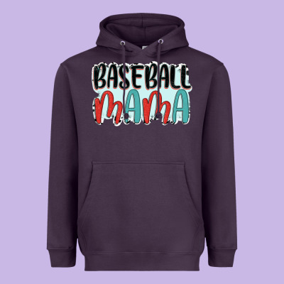 Baseball Mama Heavyweight Hoodie Designed By Jahusdesignshop