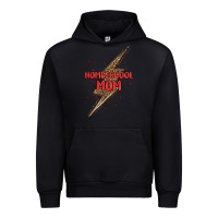 Black homeschool mom lightning bolt Urban Hoodie - MaliasSmallBusiness