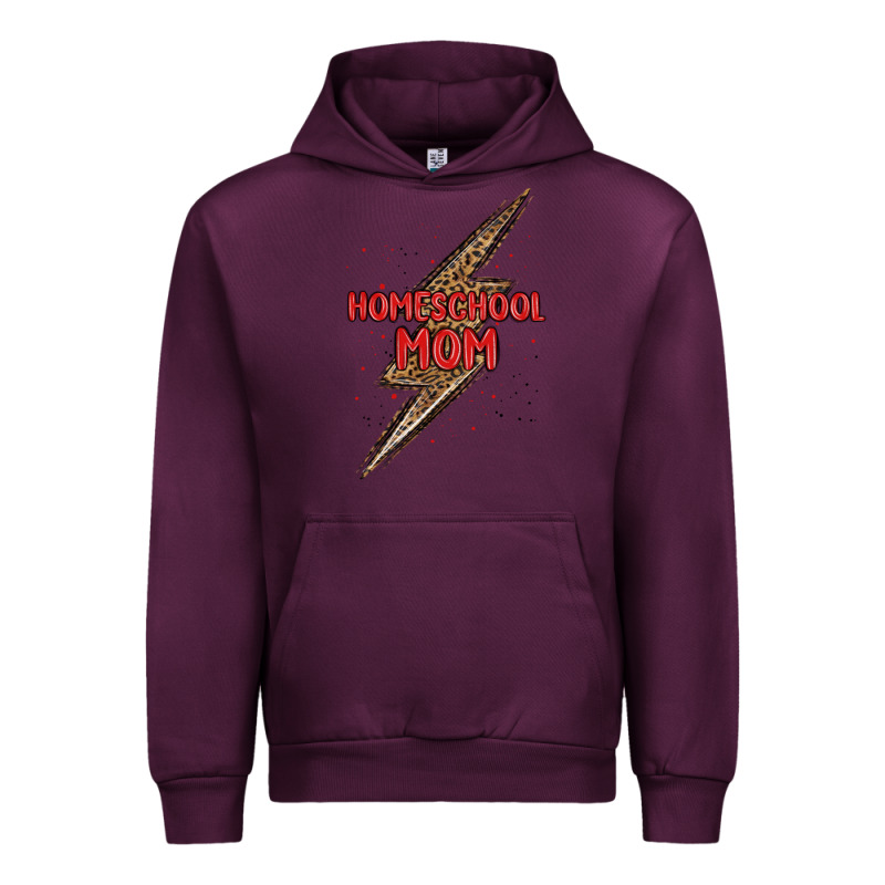 Homeschool Mom Lightning Bolt Urban Hoodie by MaliasSmallBusiness | Teevron