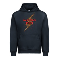 Navy homeschool mom lightning bolt Urban Hoodie - MaliasSmallBusiness