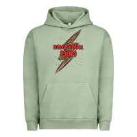 Pigment Oil Green homeschool mom lightning bolt Urban Hoodie - MaliasSmallBusiness