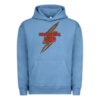 Pigment Pebble Blue homeschool mom lightning bolt Urban Hoodie - MaliasSmallBusiness