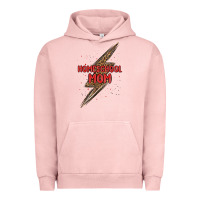 Pigment Salmon homeschool mom lightning bolt Urban Hoodie - MaliasSmallBusiness