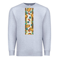 Heather Grey pumpkin fall Premium Sweatshirt - BundleAndBundleShop