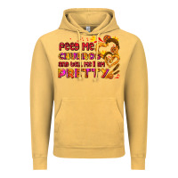 Vintage Mustard feed me churros and tell me i am pretty Vintage Hoodie - AdoDesignShop
