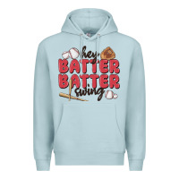 Blue Mist hey batter batter swing Premium Hoodie - MaliasSmallBusiness