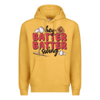 Mustard hey batter batter swing Premium Hoodie - MaliasSmallBusiness
