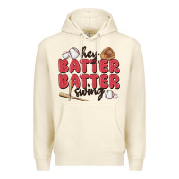 Sandshell hey batter batter swing Premium Hoodie - MaliasSmallBusiness