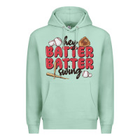Seafoam hey batter batter swing Premium Hoodie - MaliasSmallBusiness