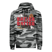 Slate Camo hey batter batter swing Premium Hoodie - MaliasSmallBusiness