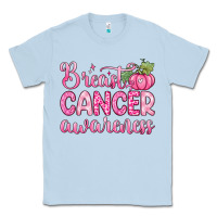 Dusty Blue breast cancer awareness Classic Tee - Zillion Design Studio