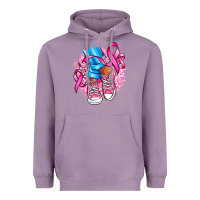 Lavender cancer ribbon pink converse and flowers Heavyweight Hoodie - AdoDesignShop