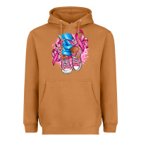 Meerkat cancer ribbon pink converse and flowers Heavyweight Hoodie - AdoDesignShop