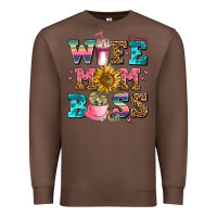 Chestnut wife mom boss Premium Sweatshirt - AdoDesignShop