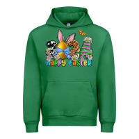 Emerald 2024 Happy Easter Urban Hoodie - NancyCooperArtShop