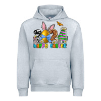 Heather Grey 2024 Happy Easter Urban Hoodie - NancyCooperArtShop