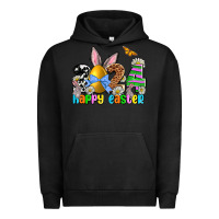 Pigment Black 2024 Happy Easter Urban Hoodie - NancyCooperArtShop
