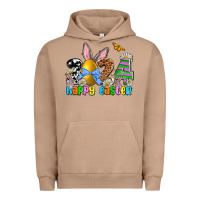 Pigment Burro 2024 Happy Easter Urban Hoodie - NancyCooperArtShop