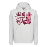 Dove Grey give cancer the boot Premium Hoodie - MaliasSmallBusiness