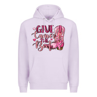 Lilac give cancer the boot Premium Hoodie - MaliasSmallBusiness