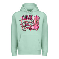 Seafoam give cancer the boot Premium Hoodie - MaliasSmallBusiness