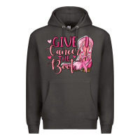 Smoke give cancer the boot Premium Hoodie - MaliasSmallBusiness