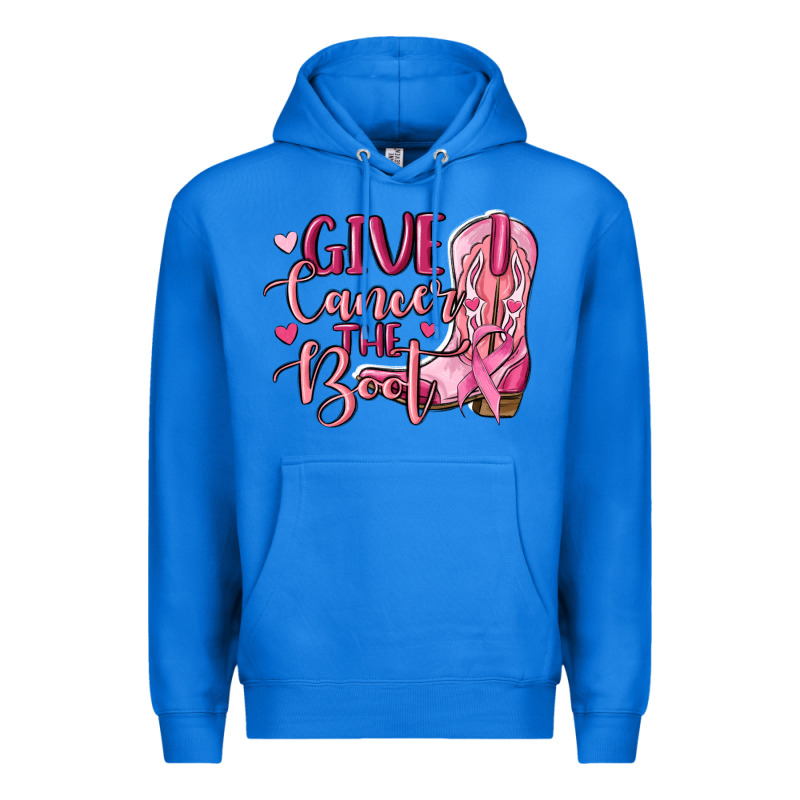 Give Cancer The Boot Premium Hoodie by MaliasSmallBusiness | Teevron