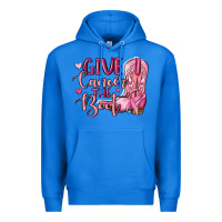 True Royal give cancer the boot Premium Hoodie - MaliasSmallBusiness