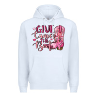 White give cancer the boot Premium Hoodie - MaliasSmallBusiness