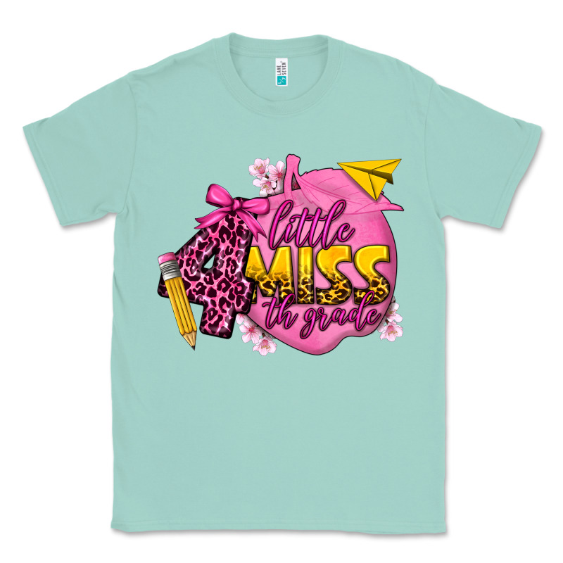 Little Miss 4th Grade Classic Tee by texasbilliewilder | Teevron